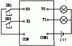 可编程控制器多谱波振荡器连接图