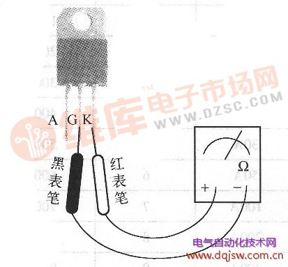 大功率晶闸管测量方法图片